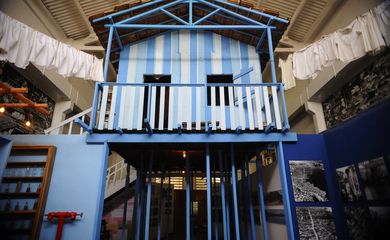 Inaugurado em 2006, o Museu da Maré, no complexo da Maré, zona norte da cidade, está sob a ameaça de despejo. (Tânia Rêgo/Agência Brasil)