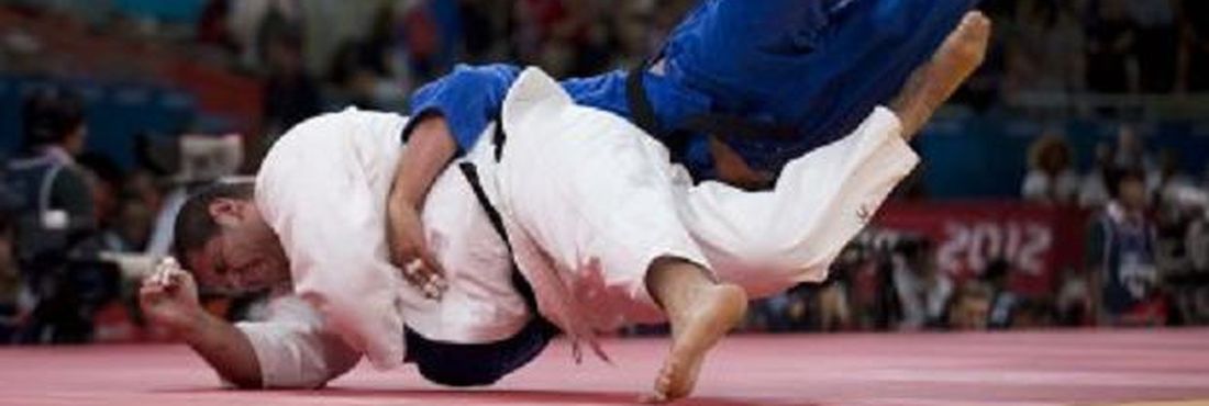 Judoca Rafael Silva durante as olimpíadas de Londres