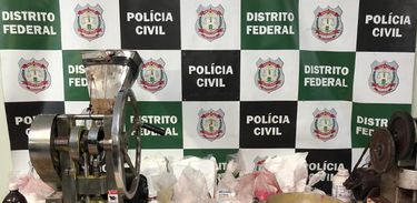 Polícia Civil do DF fecha fábrica de drogas sintética 