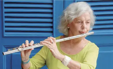 Brasília (DF), 24/12/2025 -  Mestra do choro, flautista francesa Odette Dias morre aos 96 no Rio.
Foto: Concerto