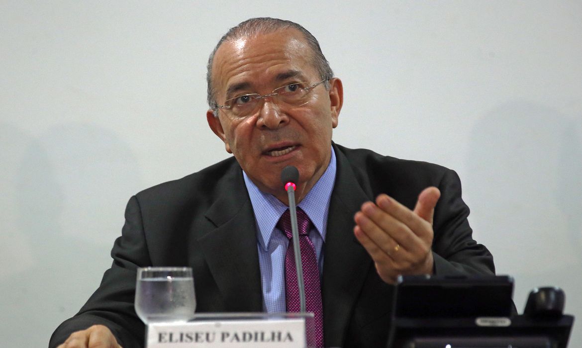 Brasília - O ministro da Casa Civil, Eliseu Padilha, apresenta balanço do Incra sobre a reforma agrária em 2017 (Antonio Cruz/Agência Brasil)