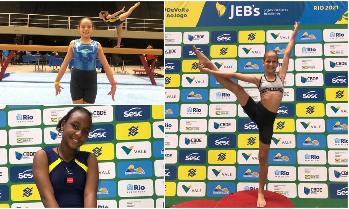 As potenciais herdeiras de Rebeca Andrade nos 
@JebsOficial
. Inspiradas pela campeã olímpica e mundial, meninas da ginástica artística vivem uma série de experiências inéditas no Rio de Janeiro.