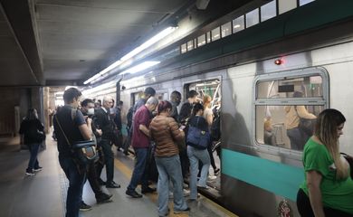 São Paulo (SP)-045/08/2026 . Movimento na Estação Barra Funda, no segundo dia da greve dos trens.
Foto: Paulo Pinto/Agencia Brasil