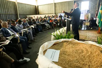 Brasília (DF), 20/05/2025 - Presidente da CONAB, Edegar Pretto, participa do 2º Diálogo Brasil-África sobre Segurança Alimentar, Combate à fome e desenvolvimento rural
Os objetivos do evento incluem o compartilhamento de experiências em produção agropecuária e aquícola, a troca de conhecimentos e tecnologias, o debate sobre o papel de políticas públicas eficazes, a discussão sobre pesquisa e inovação, e a valorização da agricultura familiar e da sustentabilidade. 
Foto: Jose Cruz/Agência Brasil
