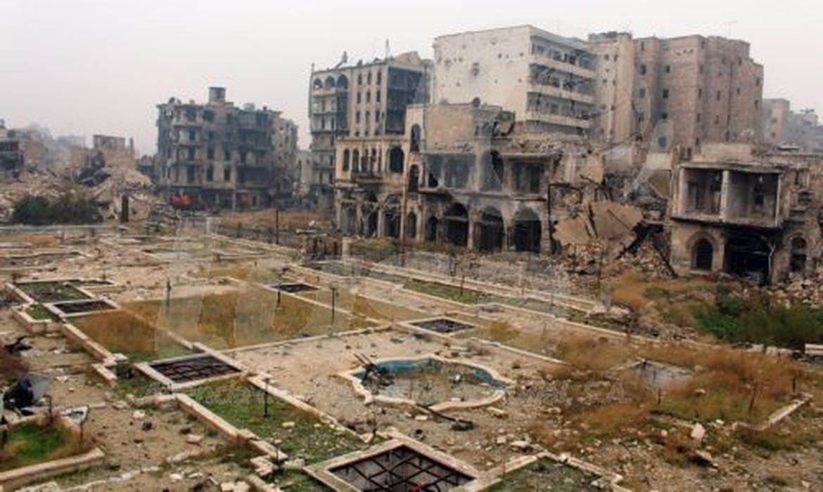 Vista da cidade de Aleppo, na Síria - Foto Rádio França Internacional