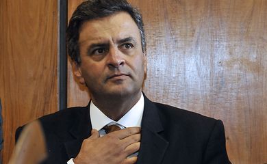O senador Aécio Neves é o candidato do PSDB à Presidência