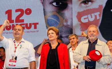 São Paulo - Presidenta Dilma Rousseff participa da cerimônia de abertura do 12º Congresso Nacional da CUT (Roberto Stuckert Filho/PR)