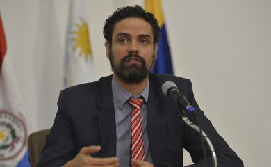 O secretário Nacional de Justiça, Paulo Abraão fala na abertura do seminário sobre os 40 anos da Operação Condor ( José Cruz/Agência Brasil)