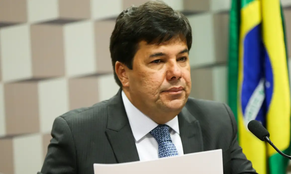 Brasília - O ministro da Educação, Mendonça Filho, durante audiência pública da Comissão de Educação, Cultura e Esporte no Senado (Marcelo Camargo/Agência Brasil)