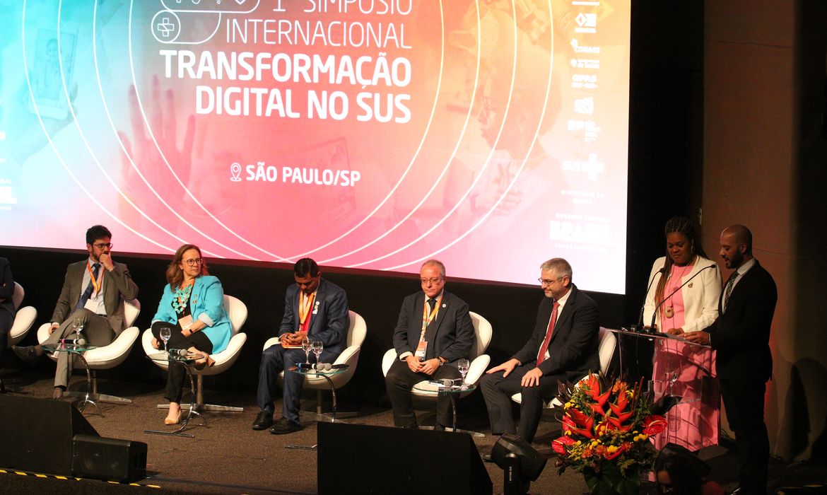 São Paulo (SP), 02/10/2023 - 1º Simpósio Internacional de Transformação Digital no SUS, no Centro de Convenções Rebouças. Foto: Rovena Rosa/Agência Brasil