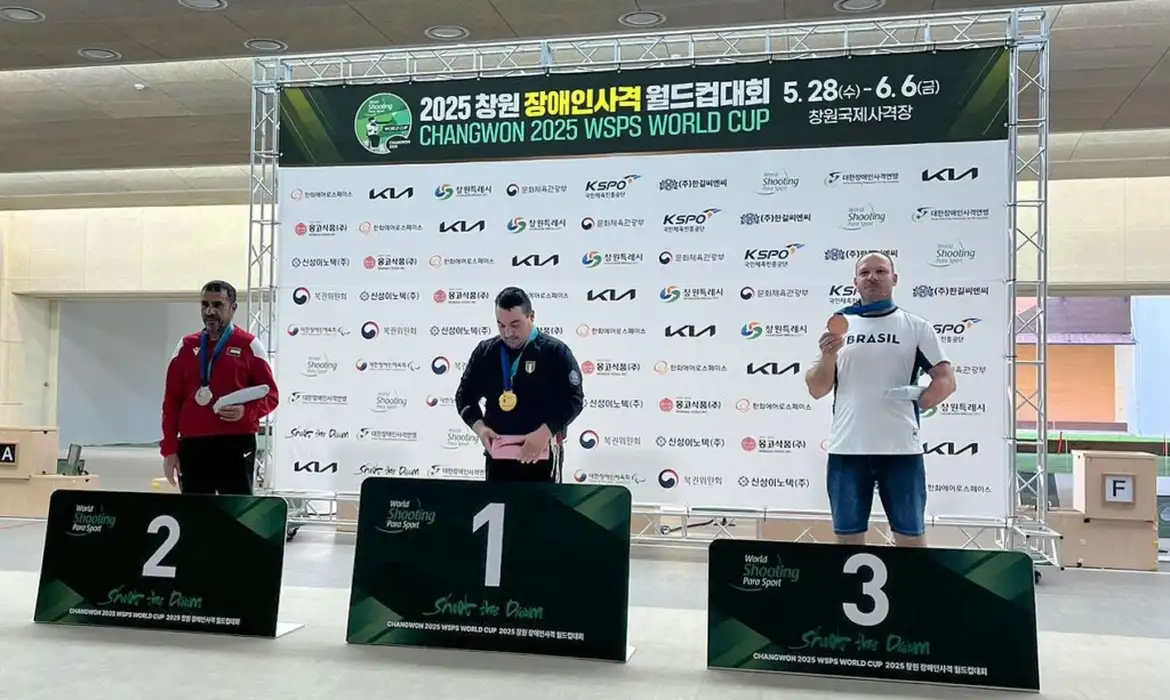 Alexandre Basso. tiro esportivo paralímpico, Copa do Mundo, 2025