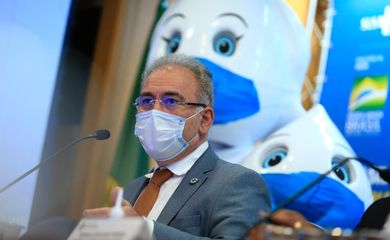 Queiroga no Lançamento da campanha de incentivo à vacinação da 2ª dose da vacina Covid-19.