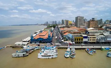 Belém (PA) - Imagem área do Porto de Belém no Pará. Foto: SETUR/GOV PA