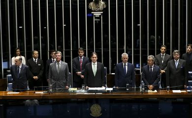 Brasília - Senado realiza sessão temática no Plenário sobre o 8º Fórum Mundial da Água (Marcelo Camargo/Agência Brasil)