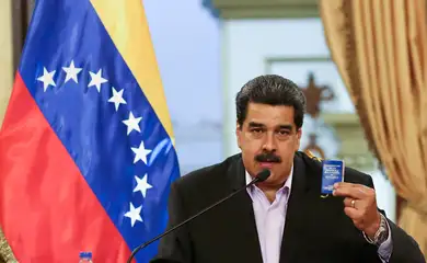 Presidente venezuelano Nicolás Maduro em Caracas
 28/1/2019   Divulgação via REUTERS