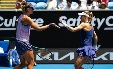 Bia Haddad e Laura Siegemund vencem estreia de duplas no WTA 1000 de Doha, em 10/02/2025
