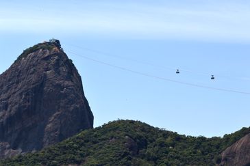 Tirolesa alvo de polêmica vai unir morros do Pão de Açúcar e da Urca -Tânia Rêgo/Agência Brasil