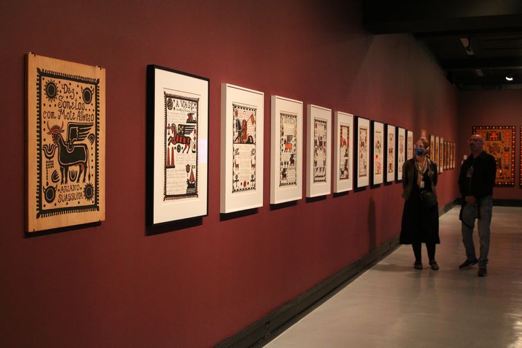 Rovena Rosa/Agência Brasil Mostra Movimento Armorial 50 anos, movimento artístico criado por Ariano Suassuna, com curadoria de Denise Mattar, no Centro Cultural Banco do Brasil - CCBB.