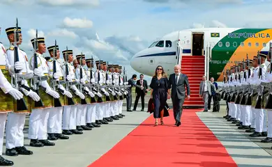 Kuala Lumpur, 24/10/2025 - Presidente da República, Luiz Inácio Lula da Silva, e a Primeira-Dama da República, Janja Lula da Silva, durante a chegada a Kuala Lumpur. Foto: Ricardo Stuckert/PR