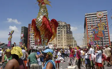 Agência Brasil 30 Anos - Considerado o maior bloco carnavalesco do mundo, o Galo da Madrugada toma as ruas da cidade