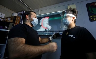 3D-printed face masks developed for medical staff in Basra