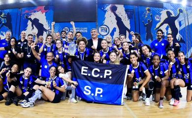 11/06/2023 -  Pinheiros garante título sul-centro americano de handebol feminino. Foto: Carol Coelho/ECP