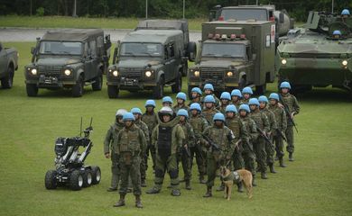 Marinha realiza treinamento de novas capacidades para Operações de Paz da ONU
