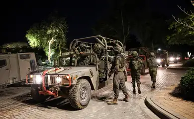 Aftermath of a mass infiltration by Hamas gunmen from the Gaza Strip, in Kibbutz Beeri in southern Israel