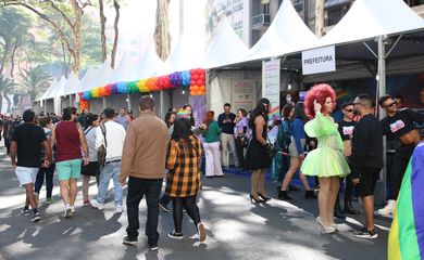 Público da Feira Cultural da Diversidade LGBT+