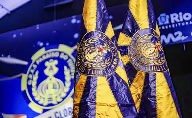 Rio de Janeiro (RJ), 23/01/2026 - Bandeira da Escola de samba Paraíso do Tuiuti. Foto: Paraíso do Tuiuti/Divulgação