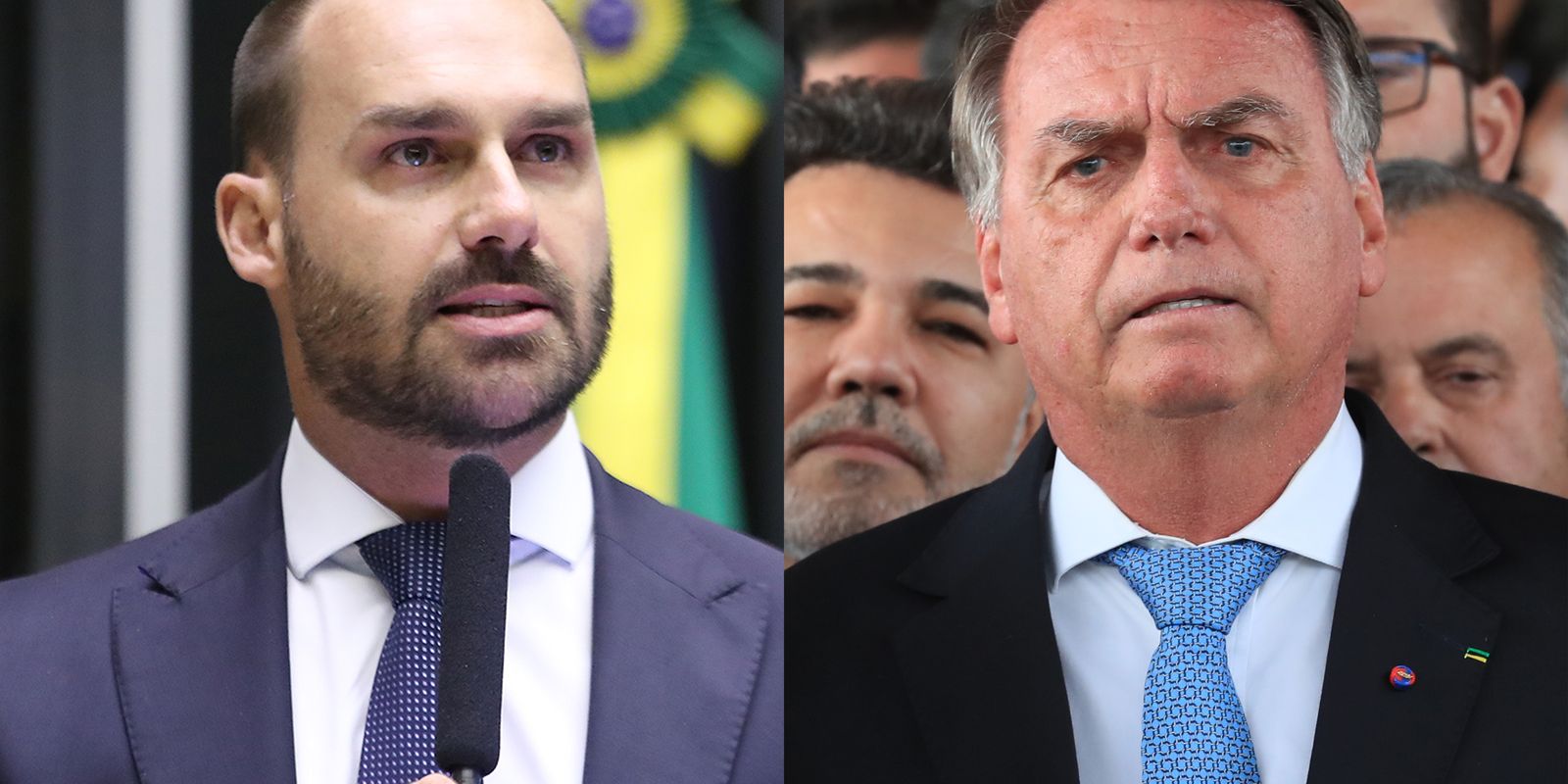 Em mensagem obtida pela PF, Eduardo Bolsonaro chama o pai de ingrato