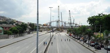 Obras do BRT Transcarioca