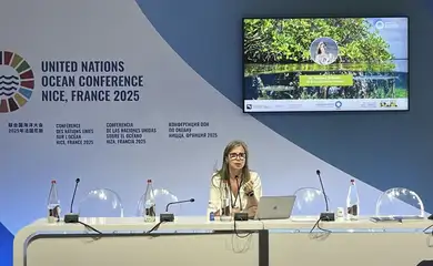 Brasília (DF) 06/11/2025 – Marinez Scherer é escolhida como enviada especial para a COP30.
Foto: Conferência dos oceanos/Divulgação