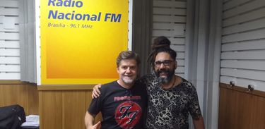 Alberto Salgado com Marcelo Ferreira 