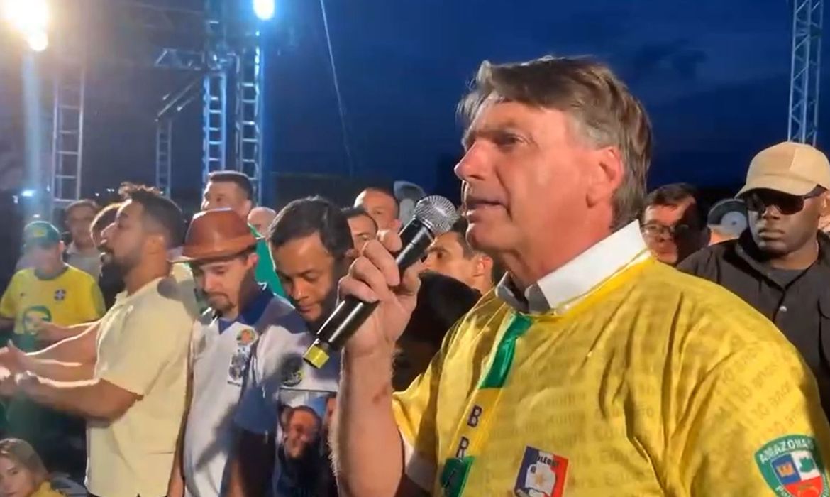 Bolsonaro faz discurso em Manaus 22/09/2022
