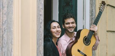 Cyro Delvizio e Manuelai Camargo, do Duo Cancionâncias