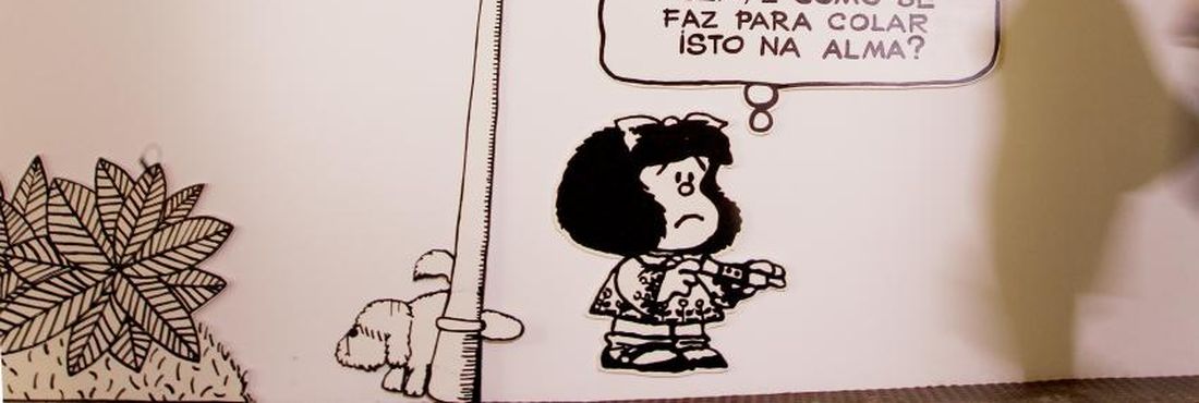 Exposição em São Paulo, no centro cultural Praça das Artes, comemora os 50 anos da personagem dos quadrinhos Mafalda, criada pelo cartunista argentino Quino.