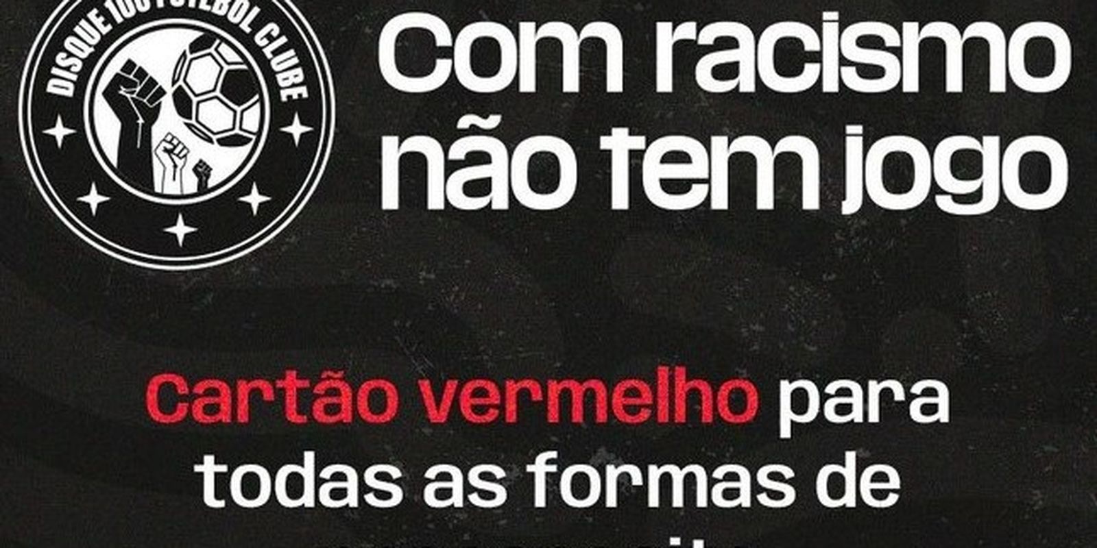 The Brazilian Cup final will be an anti-racism campaign