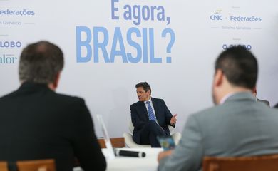  Ministro da Fazenda, Fernando Haddad, discute sobre reforma tributária e os desafios econômicos do Brasil no evento, E Agora Brasil?