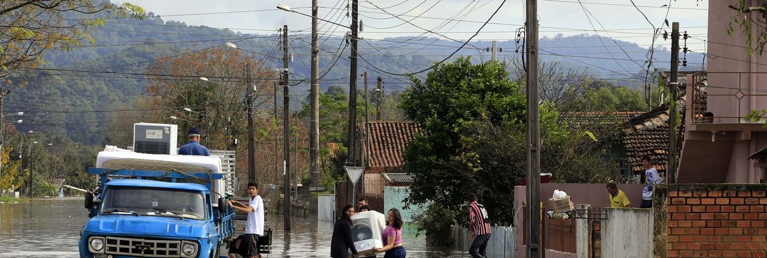 Enchentes na região de União da Vitória (PR) - 09/06/2014