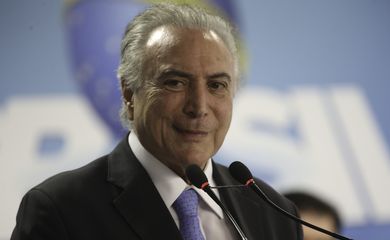 Brasília - O presidente Michel Temer participa da cerimônia de divulgação do Plano de Negócios e Gestão 2018-2022 da Petrobras (Fabio Rodrigues Pozzebom/Agência Brasil)