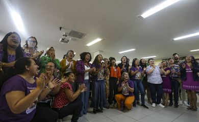Brasília (DF), 14/08/2023 - Participantes da Marcha das Margaridas durante o seminário 