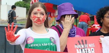 Ato 8 de Março – Dia Internacional das Mulheres em Brasília.