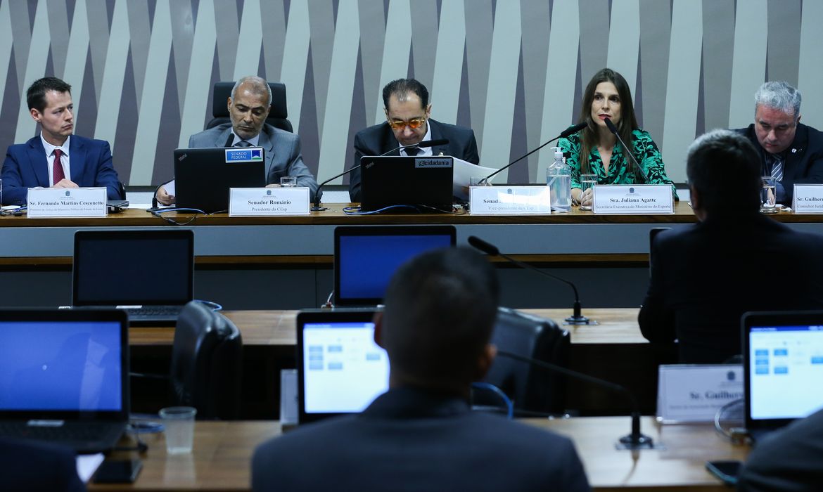 Brasília (DF) 20/09/2023    Comissão de Esporte do Senado realiza audiência pública para debater a manipulação de resultados de jogos, casos concretos e medidas para o seu combate. Foto Lula Marques/ Agência Brasil