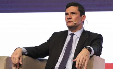  O Ministro da Justiça, Sergio Moro, participa do fórum Brazil Summit 2019, promovido pela revista britânica The Economist.