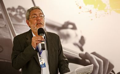 Brasília - Jornalista Ricardo Melo toma posse no cargo de diretor-presidente da Empresa Brasil de Comunicação  (Juca Varella/Agência Brasil)