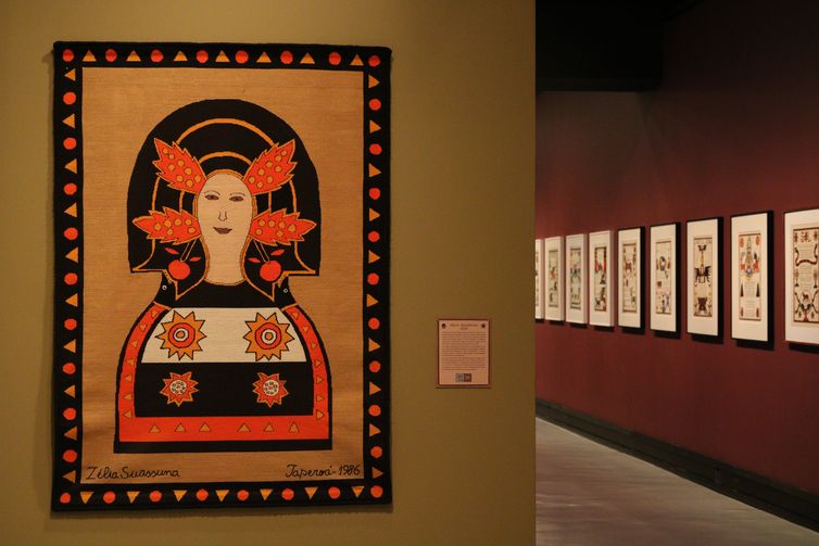 Rovena Rosa/Agência Brasil Mostra Movimento Armorial 50 anos, movimento artístico criado por Ariano Suassuna, com curadoria de Denise Mattar, no Centro Cultural Banco do Brasil - CCBB.