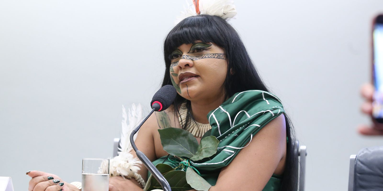 Célia Xakriabá denuncia ao STF violência policial durante marcha