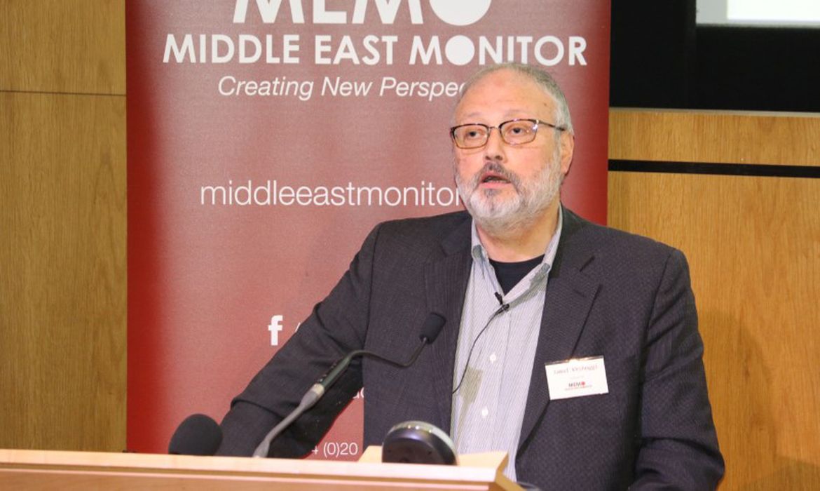 Dissidente saudita Jamal Khashoggi fala em evento em Londres
 29/9/2018   Divulgação
