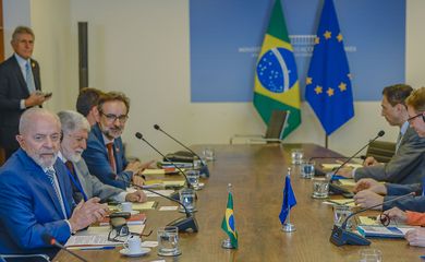 Nova York (NY), 23/09/2024 - Presidente da República, Luiz Inácio Lula da Silva, durante encontro bilateral com a presidente da Comissão Europeia, Ursula von der Leyen, na Missão Permanente do Brasil junto às Nações Unidas. Foto: Ricardo Stuckert/PR